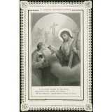 Image religieuse. Le calice de l'expiation volontaire.