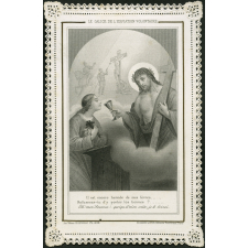 Image religieuse. Le calice de l'expiation volontaire.