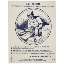 Buvard publicitaire. Le tour est cause de nombreux accidents, chaque année. 