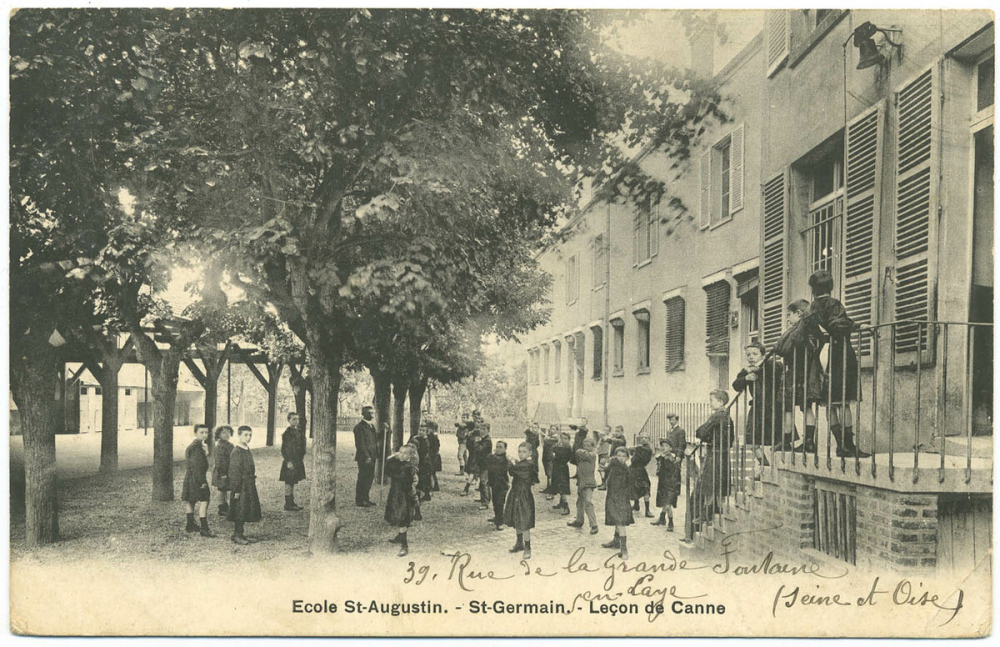Ecole St-Augustin - St-Germain - Leçon de Canne.