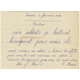 Cahier de devoirs mensuels - Commune de Saint-Germain-en-Laye - École de Garçons Dirigée par M. A. Houldinger.