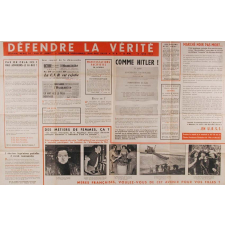 Défendre la Vérité - Journal mural de Paix et Liberté - n° 8.
