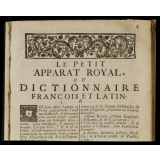Le Petit apparat royal ou dictionnaire françois et latin - Dictionnaire géographique françois et latin.