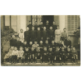 Photo de classe - École de garçons de Pierre-Bénite - 1915. 