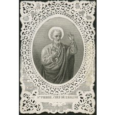 Image religieuse. St Pierre, chef de l'Eglise.