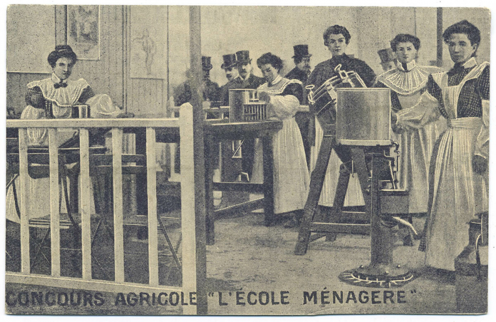 Concours agricole L'École ménagère.