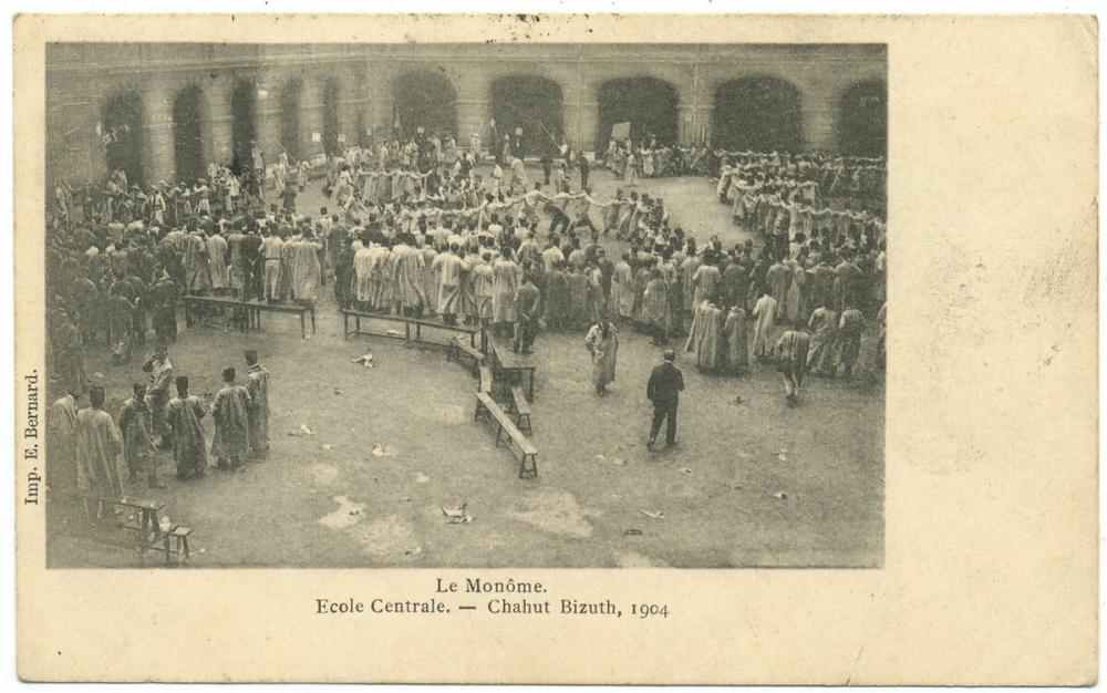 Le Monôme - École Centrale - Chahut Bizuth, 1904.