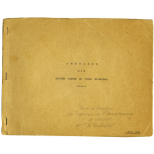 Annuaire des Anciens Élèves du Cours supérieur. Centre de formation des Ingénieurs de l'Usine Schneider (Le Creusot) dit Le Caboulot.