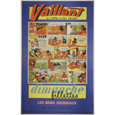 Vaillant le journal le plus captivant, Dimanche fillettes, les bons journaux en vente partout.