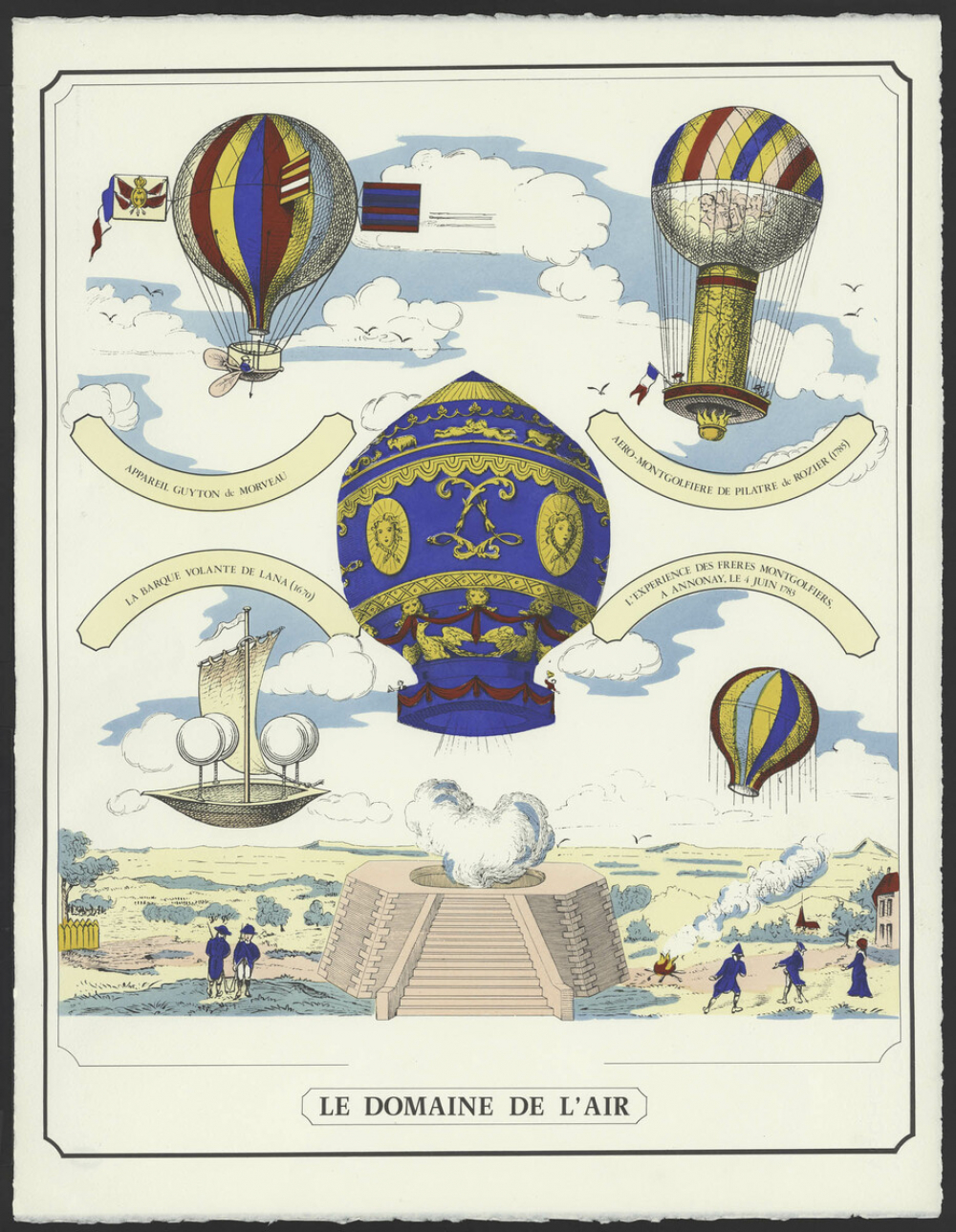 Le Domaine de l'air - Ballons. 