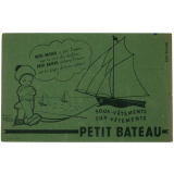 Buvard publicitaire. Petit Bateau. 