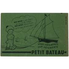 Buvard publicitaire. Petit Bateau. 