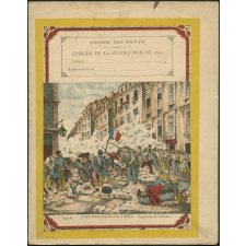 Une barricade en 1830 - Épisode de la Révolution de 1830.