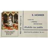 Buvard publicitaire. Frère Jacques. Blanche-Neige (Neufchatel-en-Bray - Seine-Inférieure).