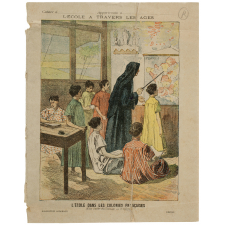 L'école dans les colonies françaises (une école chrétienne au Sénégal) - L'école à travers les âges.