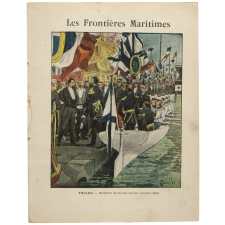 Toulon. Réception de l'Amiral Avellan (1893) - Les frontières maritimes.