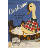 Buvard publicitaire. Le vrai Lavablaine est vraiment lavable.