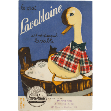 Buvard publicitaire. Le vrai Lavablaine est vraiment lavable.