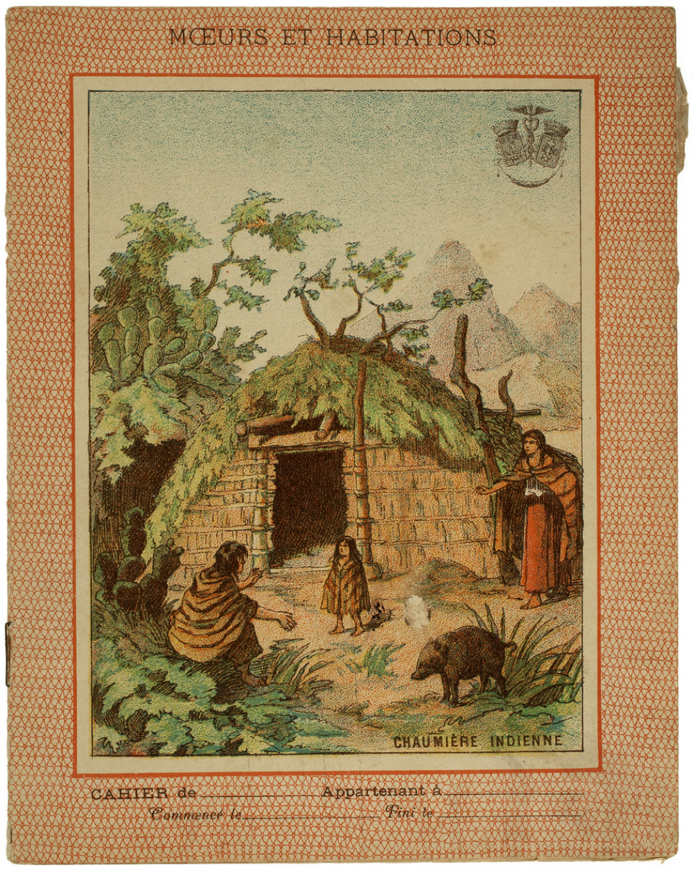 Chaumière indienne - Mœurs et Habitations.