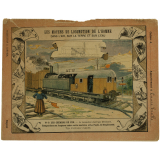 La locomotive électrique Heilmann - Les moyens de locomotion de l'homme. Les chemins de fer  N°9. 