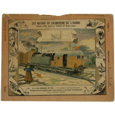 La locomotive électrique Heilmann - Les moyens de locomotion de l'homme. Les chemins de fer N°9.