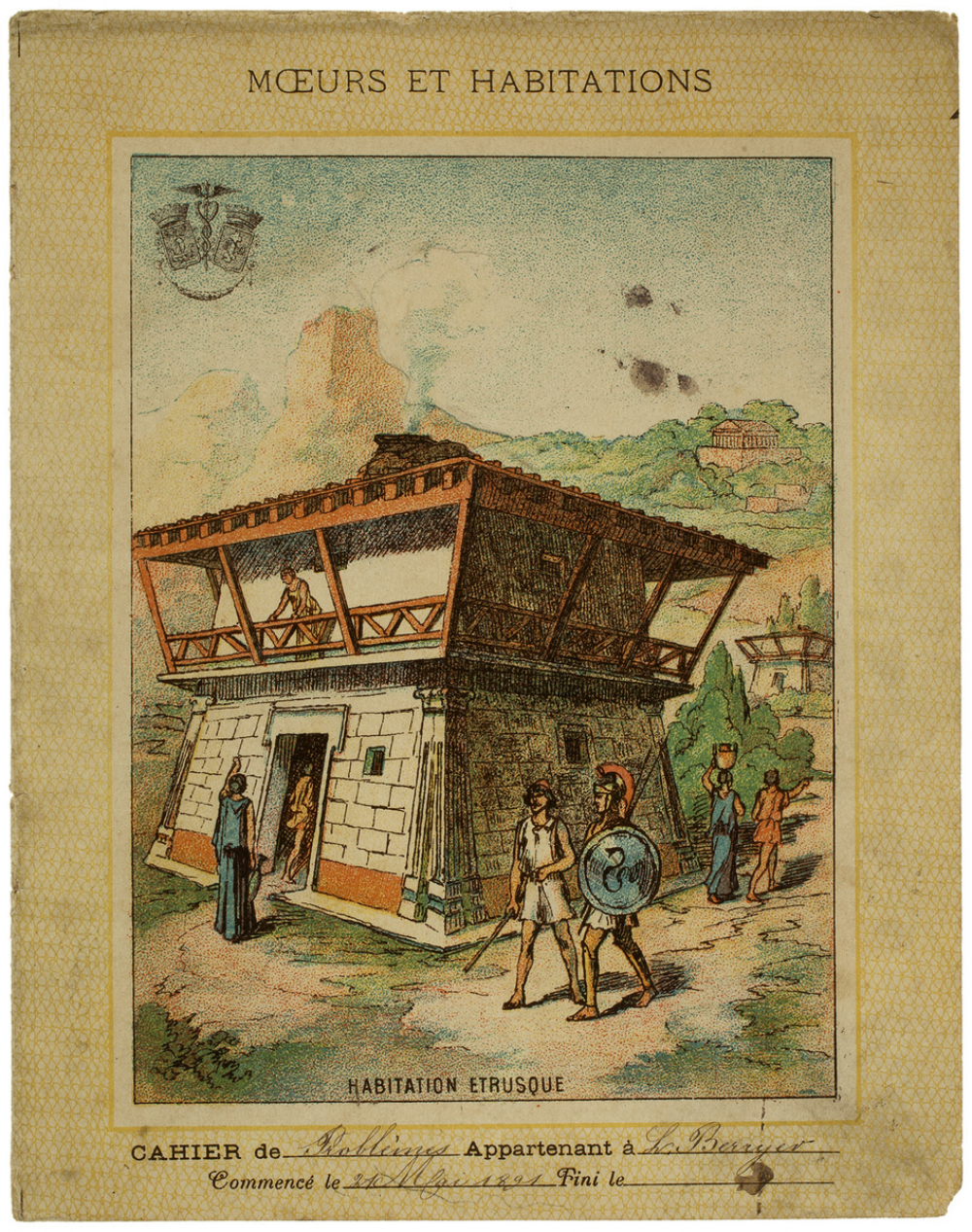 Habitation étrusque - Mœurs et Habitations.