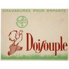 Buvard publicitaire. Doisouple. Chaussures pour enfants.