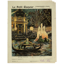 Les feux d'artifice - Une fête de nuit sur la Seine à Paris.