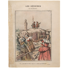 Les dames de Pavie réparant la brèche des fortifications - Les héroïnes / Les Auxiliaires N°5.