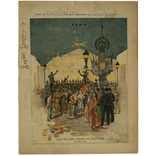 Place de l'Opéra pendant les fêtes russes. Octobre 1893 - Paris.