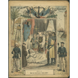 Mort de Saint-Louis à Tunis (1270) - Les colonies françaises n° 15.