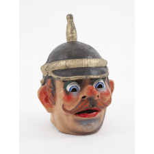 Masque de soldat allemand : casque à pointe