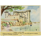 Buvard publicitaire. Biscottes allégées Grégoire. Château du Roi René. 