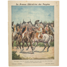 Washington reçoit les volontaires français (1778) - La France libératrice des Peuples.
