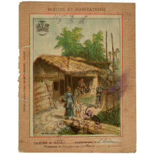 La paillote - Mœurs et Habitations.