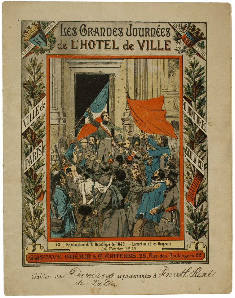 Proclamation de la République de 1848 - Les Grandes Journées de l'Hôtel de Ville n° 10.