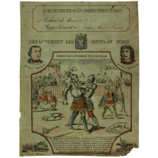 Département des Côtes-du-Nord. Combat de Canterbury et Duguesclin.