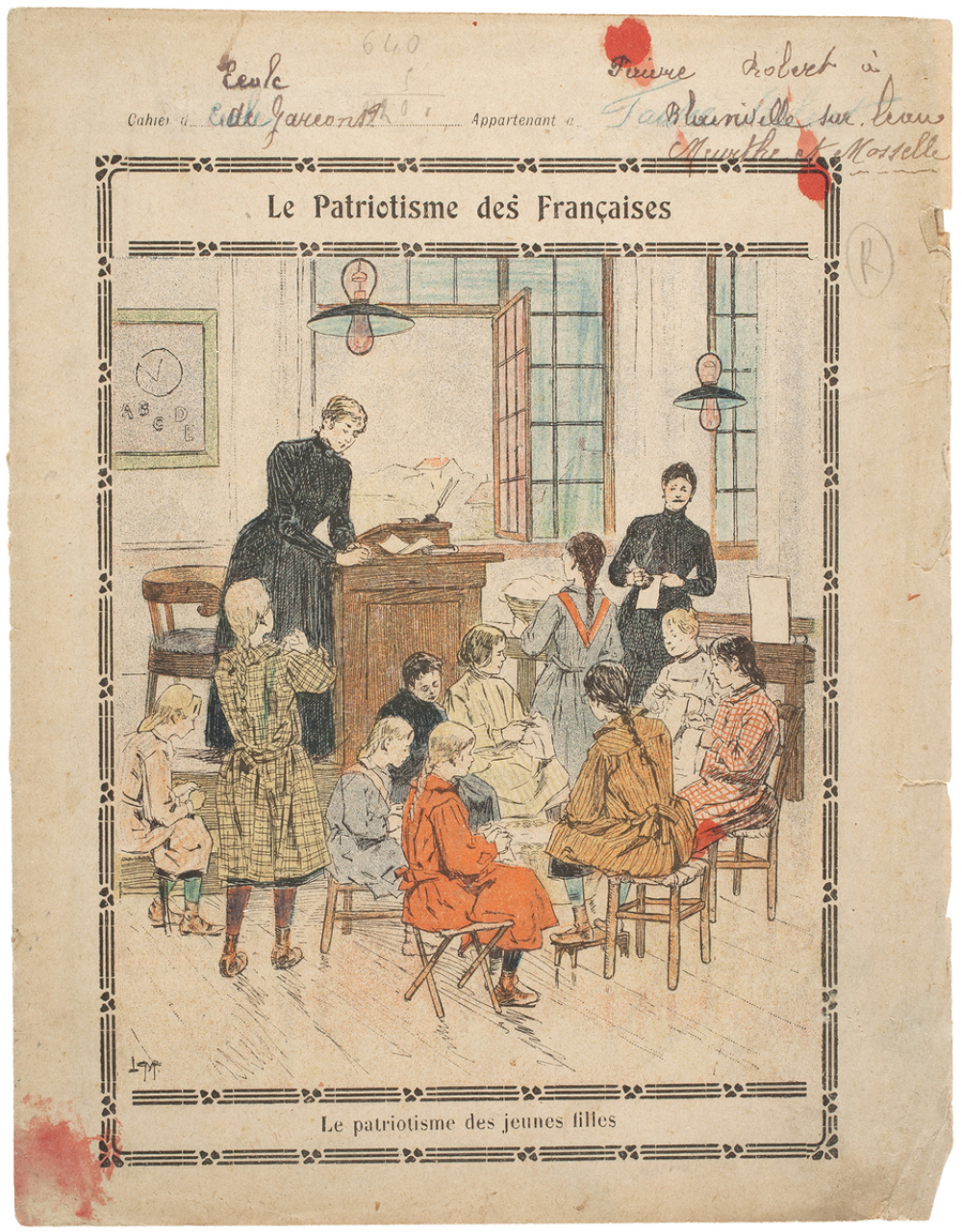 Le patriotisme des jeunes filles - Le Patriotisme des Françaises.