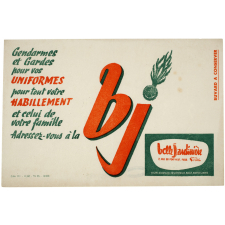 Buvard publicitaire. Belle Jardinière.