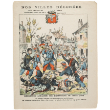 Résistance acharnée des défenseurs de Dijon (1870) - Nos villes décorées N°11.