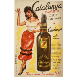 Buvard publicitaire. Catalunya à l'apéritif et à toute heure. 
