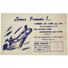 Buvard publicitaire. Armée de l'air.