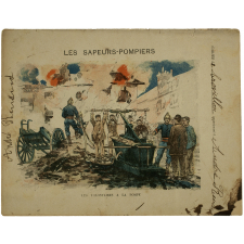 Les volontaires à la pompe - Les sapeurs-pompiers.