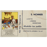 Buvard publicitaire. Le bon roi Dagobert. Blanche-Neige (Neufchatel-en-Bray - Seine-Inférieure).