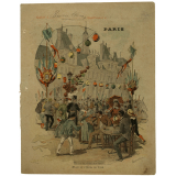 Place de l'Hôtel de Ville. Une fête nationale - Paris.