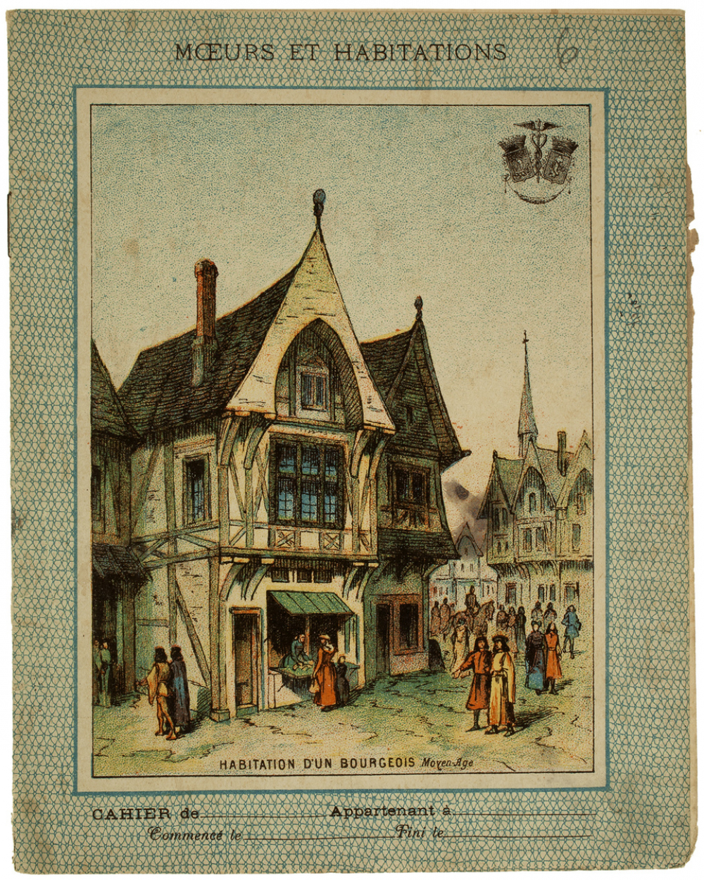 Habitation d'un bourgeois au Moyen Age - Mœurs et Habitations.