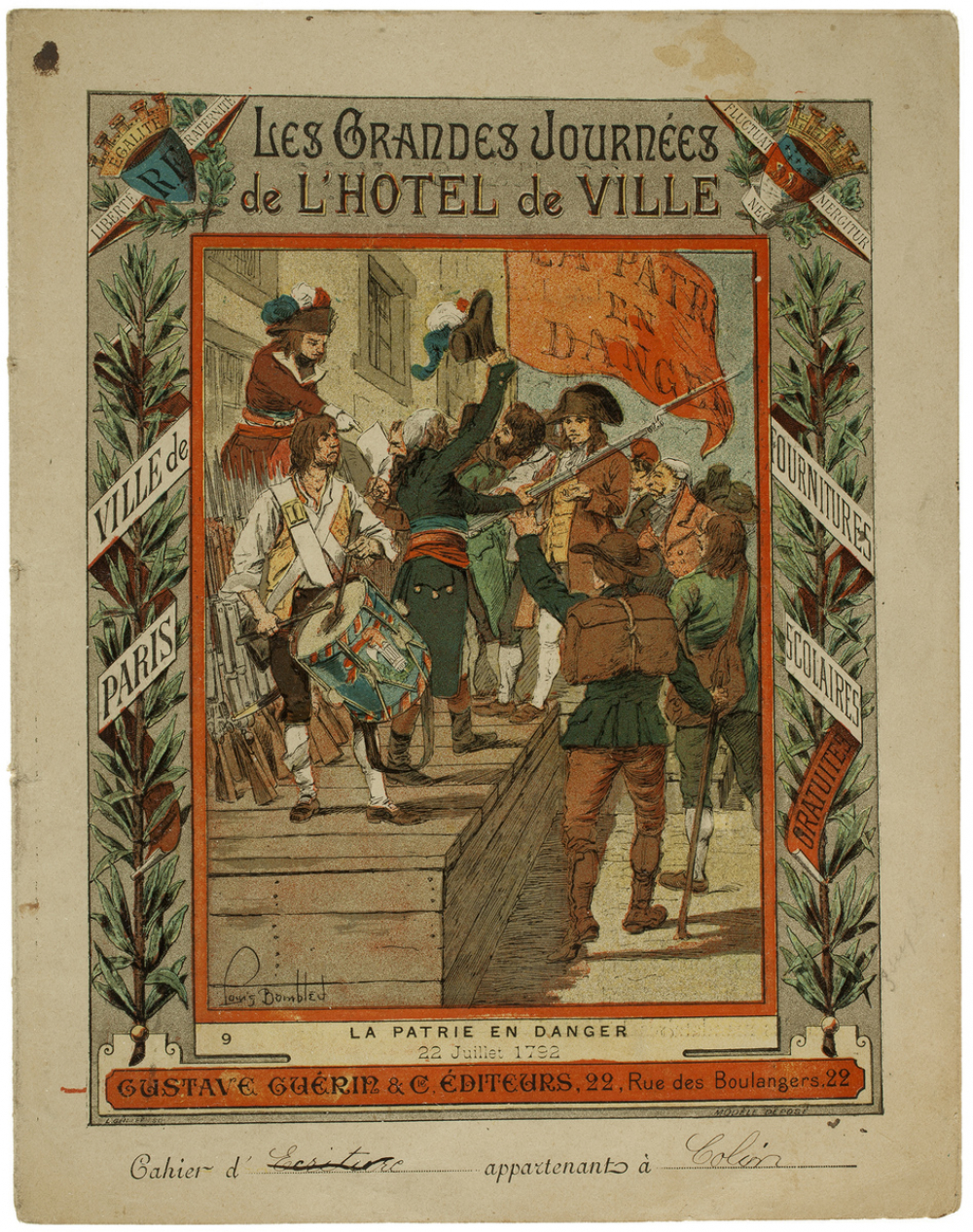 La Patrie en Danger (22 juillet 1792) - Les Grandes Journées de l'Hôtel de Ville n° 9.