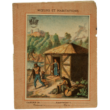 Habitation gauloise - Mœurs et Habitations.