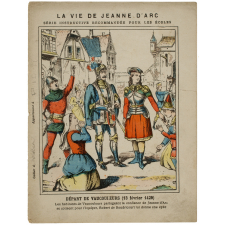Départ de Vaucouleurs (13 février 1429) - La vie de Jeanne d'Arc. n°2.