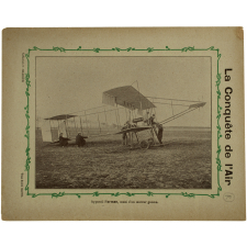 Appareil Farman, muni d'un moteur gnome - La conquête de l'air.